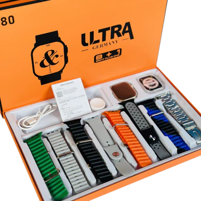 7 Strap Smart Watch with Fitness & Health Tracking